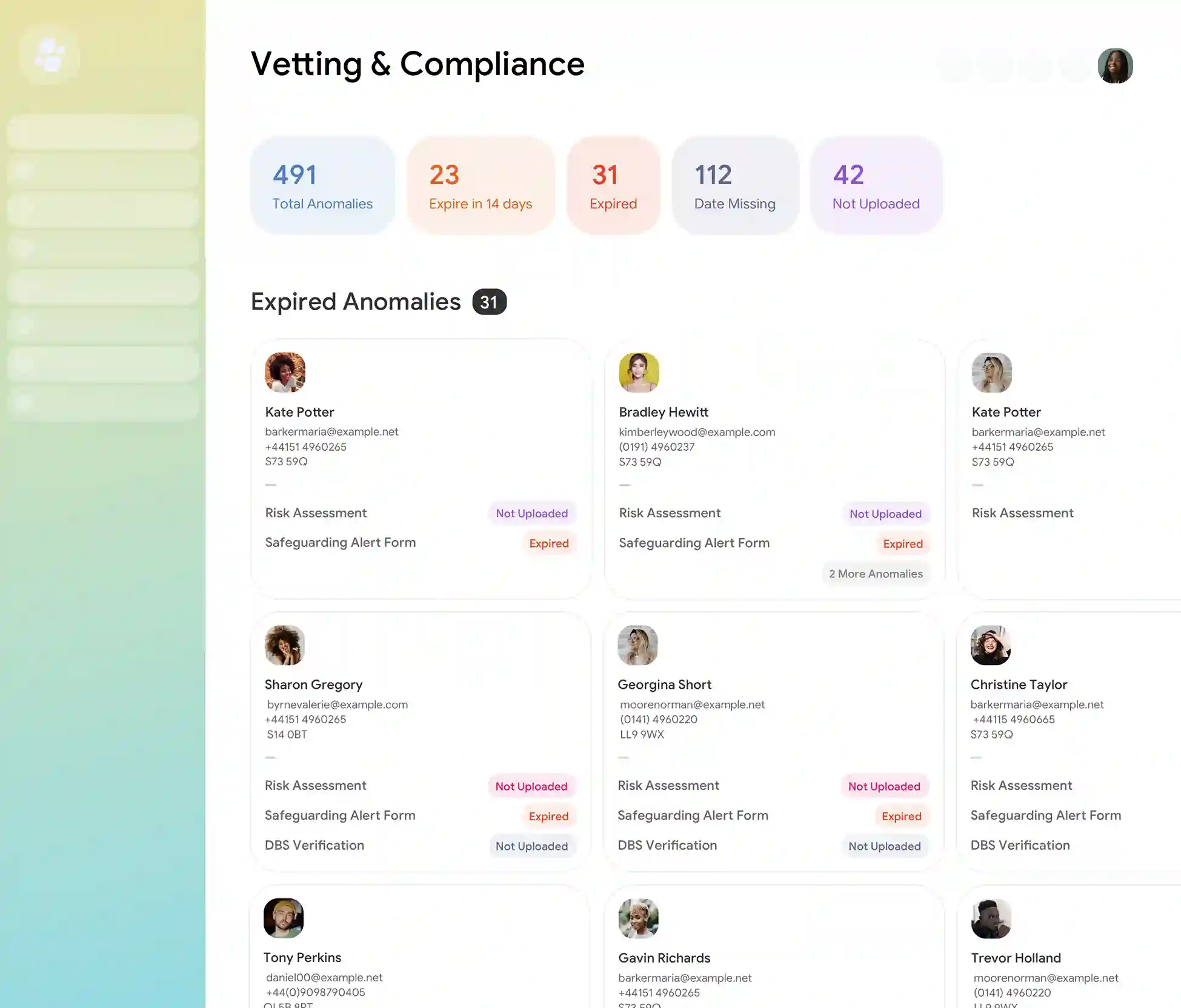 Vetting & Compliance